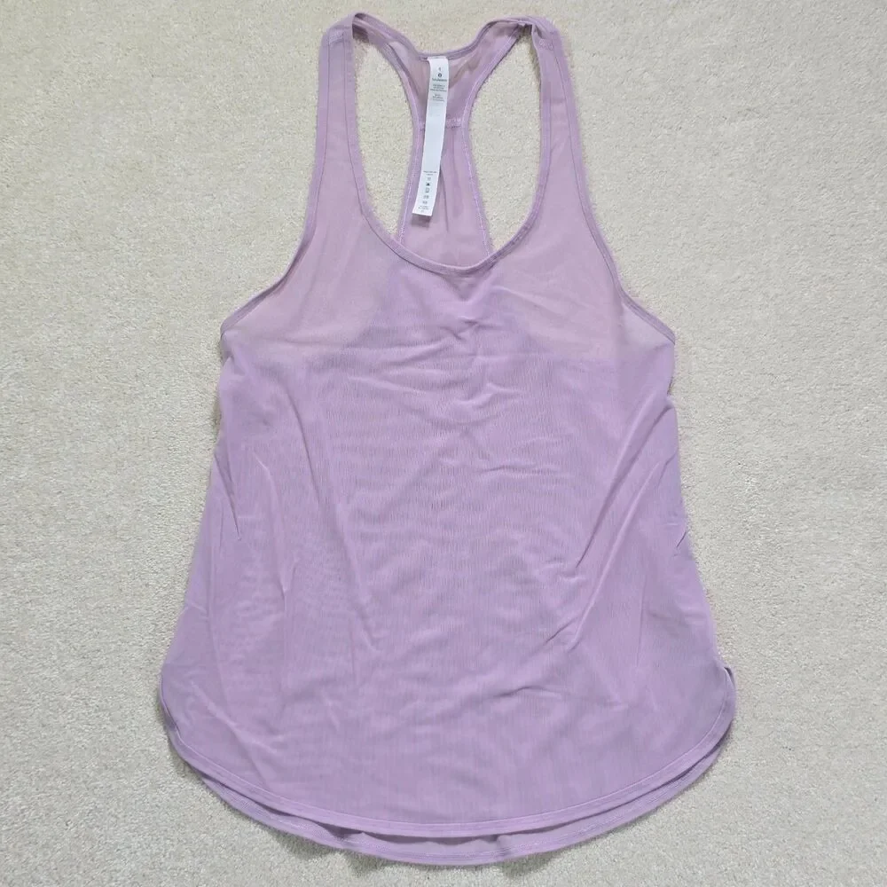 Lululemon Tank Top Women’s Size 4 Light Purple Racerback